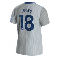 Everton Ashley Young #18 Tredje Tröja 2023-24 Korta ärmar